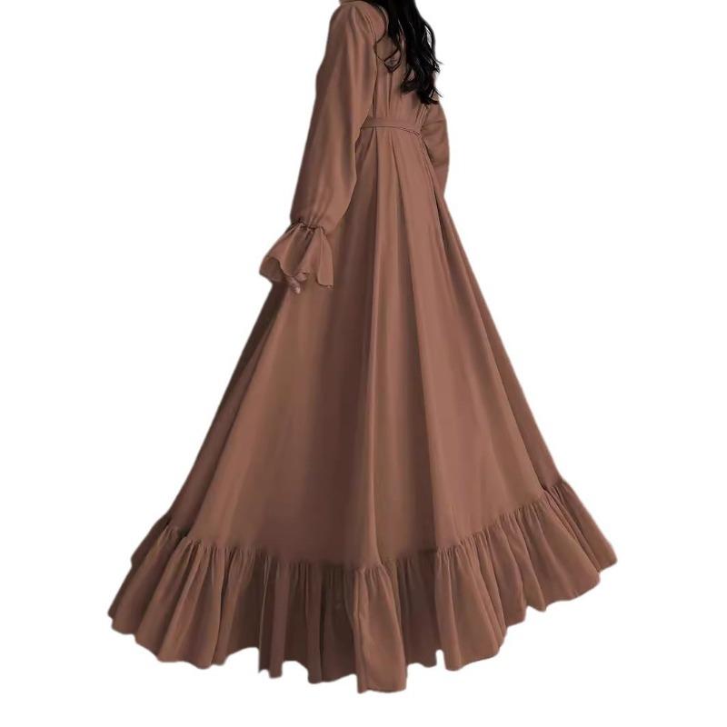 MH1646chiffon solid color long belt