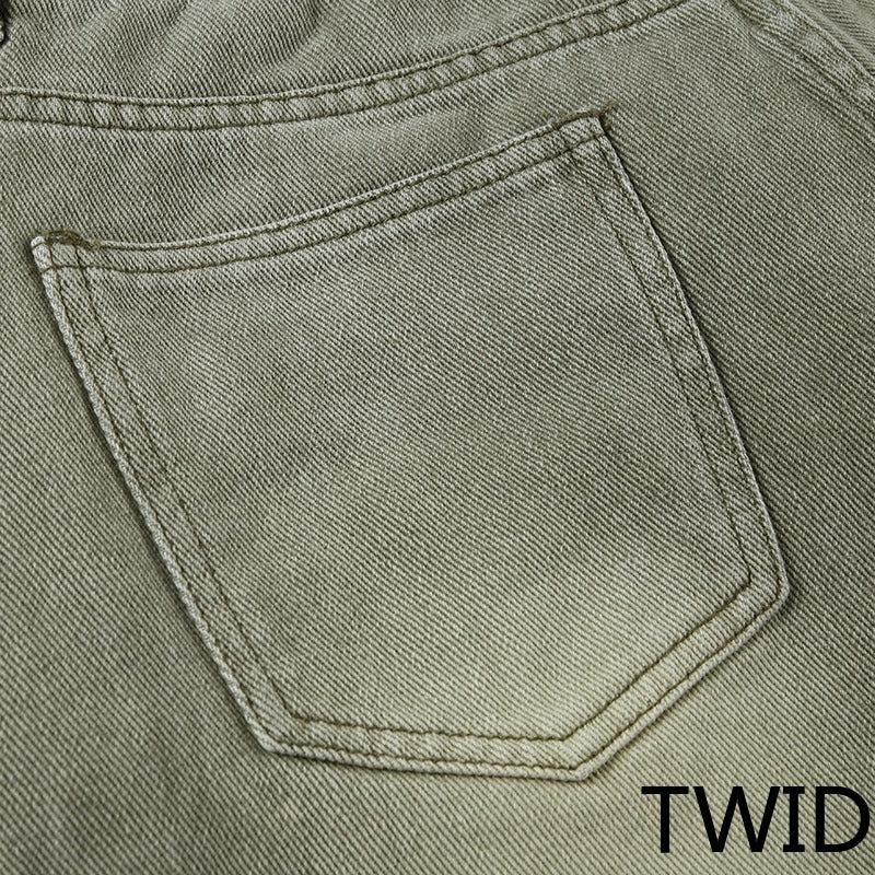 MH0018 Loose straight five-point pants