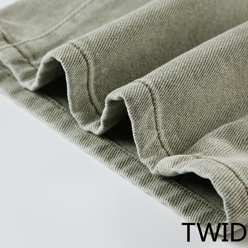 MH0018 Loose straight five-point pants