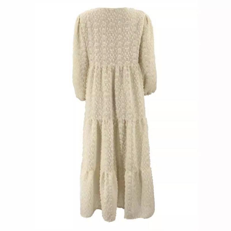 MH1680bag sleeve long dress