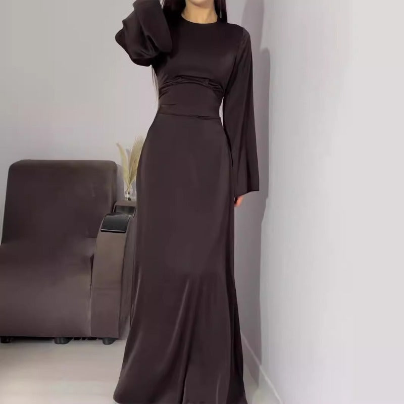 MH0077 waist thin strap solid color long sleeve