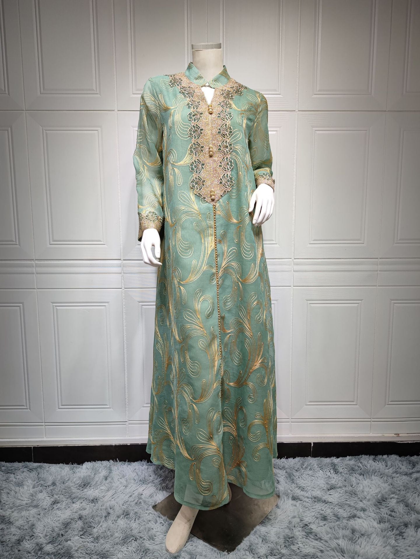 MH0191abaya pendulum dress